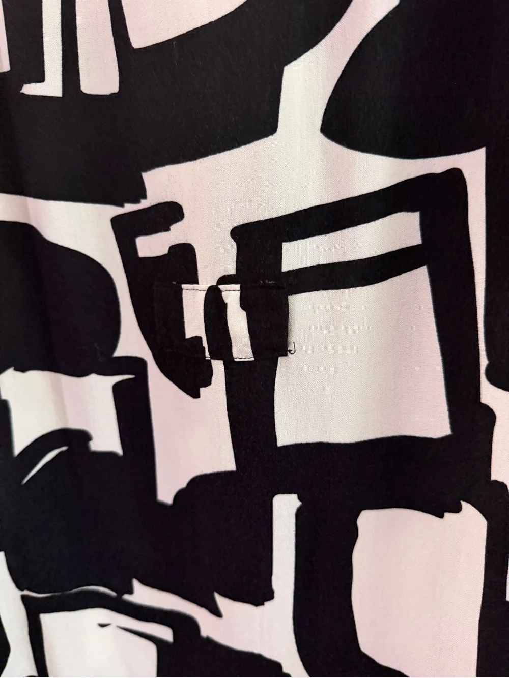 Vintage DG Dolce & Gabbana Black and White Button Geometric sleeveless dress S
